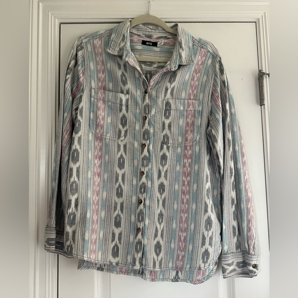 BDG | Urban Outfitters Western Long Sleeve Button Shirt